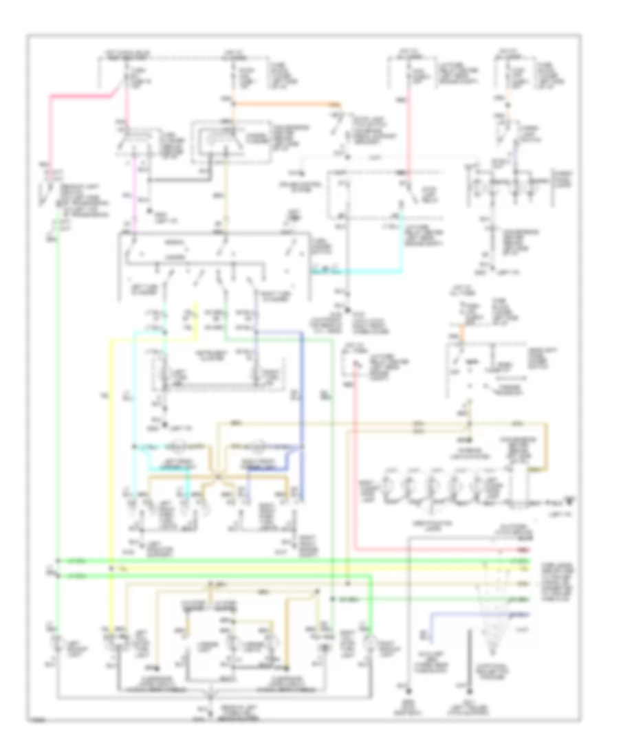 Exterior Light Wiring Diagram 1 of 2 for Chevrolet Cab  Chassis C1995 2500