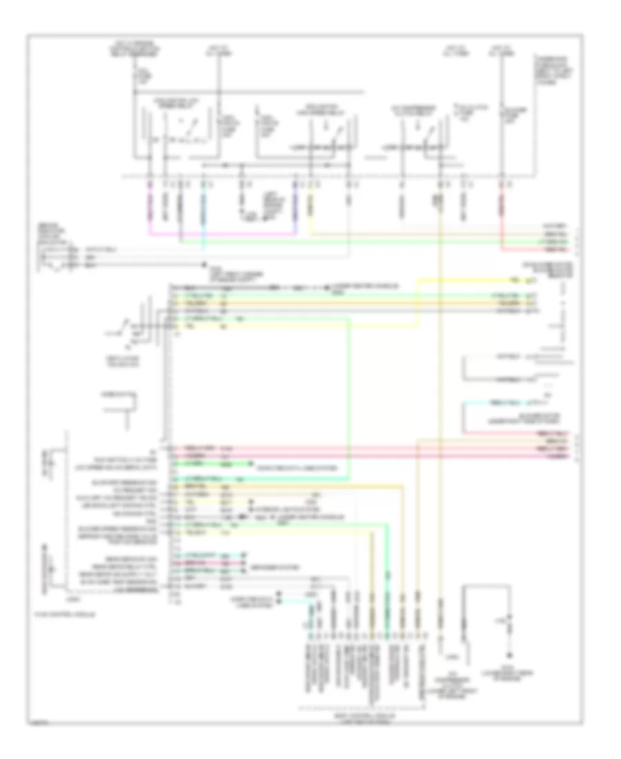 1.8L VIN G, Manual AC Wiring Diagram (1 of 2) for Chevrolet Sonic LT 2013