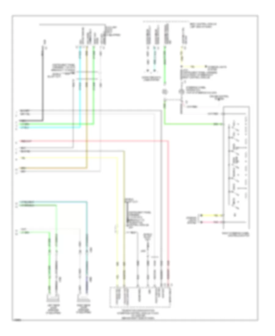 Navigation Wiring Diagram (2 of 2) for Chevrolet Sonic LT 2013