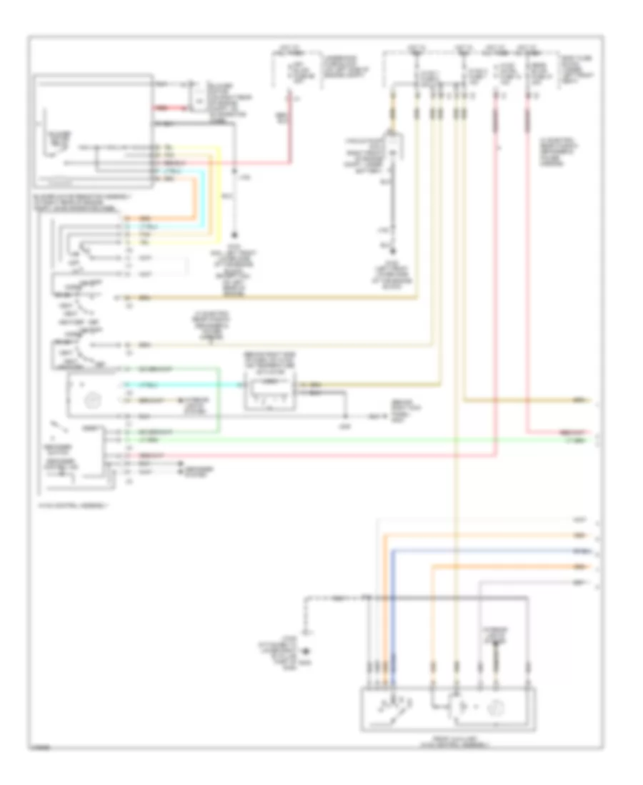 Manual AC Wiring Diagram, Cargo Van (1 of 3) for Chevrolet Chevy Express G2500 2008