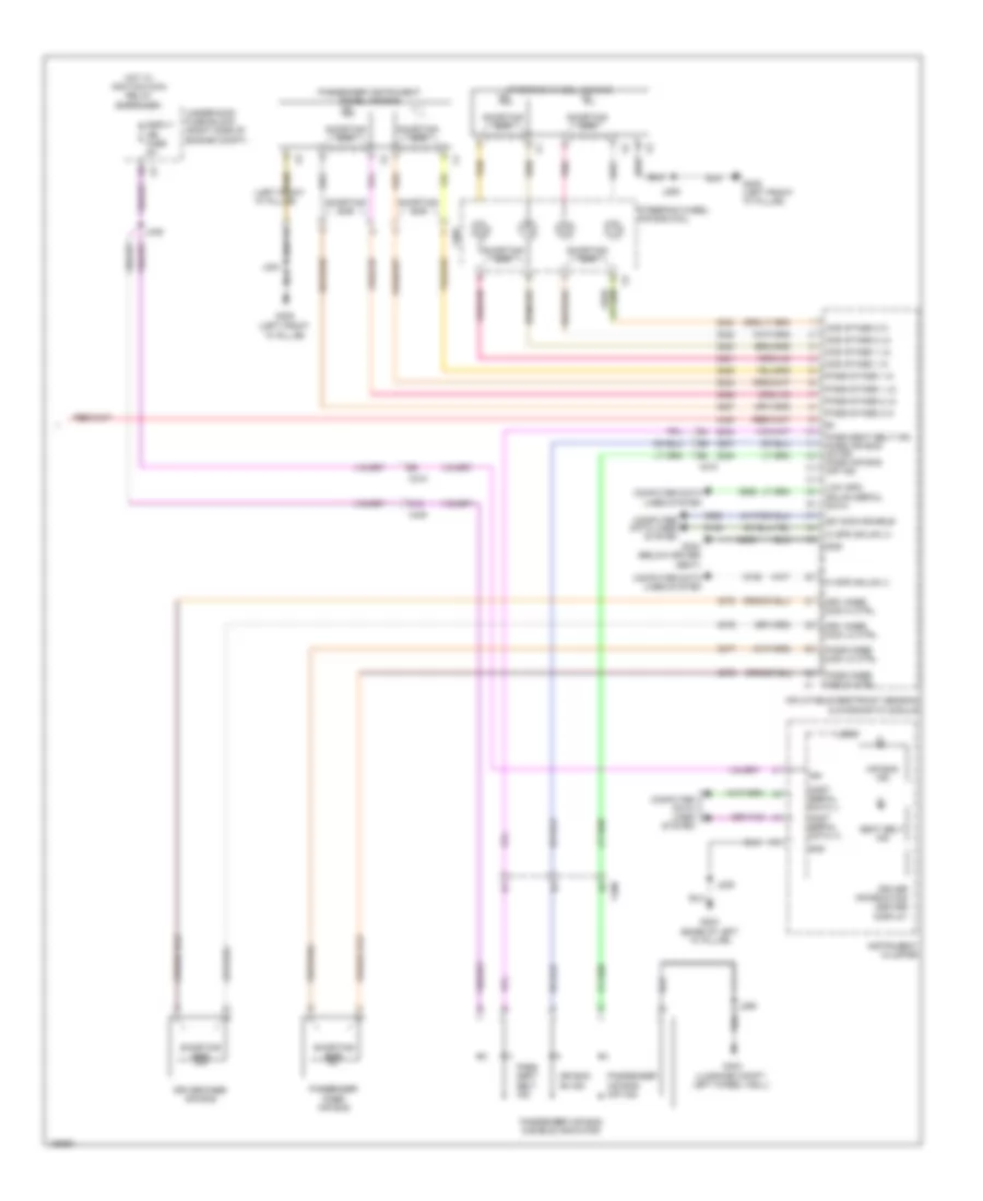 Supplemental Restraints Wiring Diagram 3 of 3 for Chevrolet Impala LS 2014