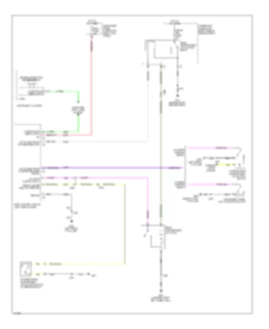 Trunk Release Wiring Diagram for Chevrolet Impala LS 2014