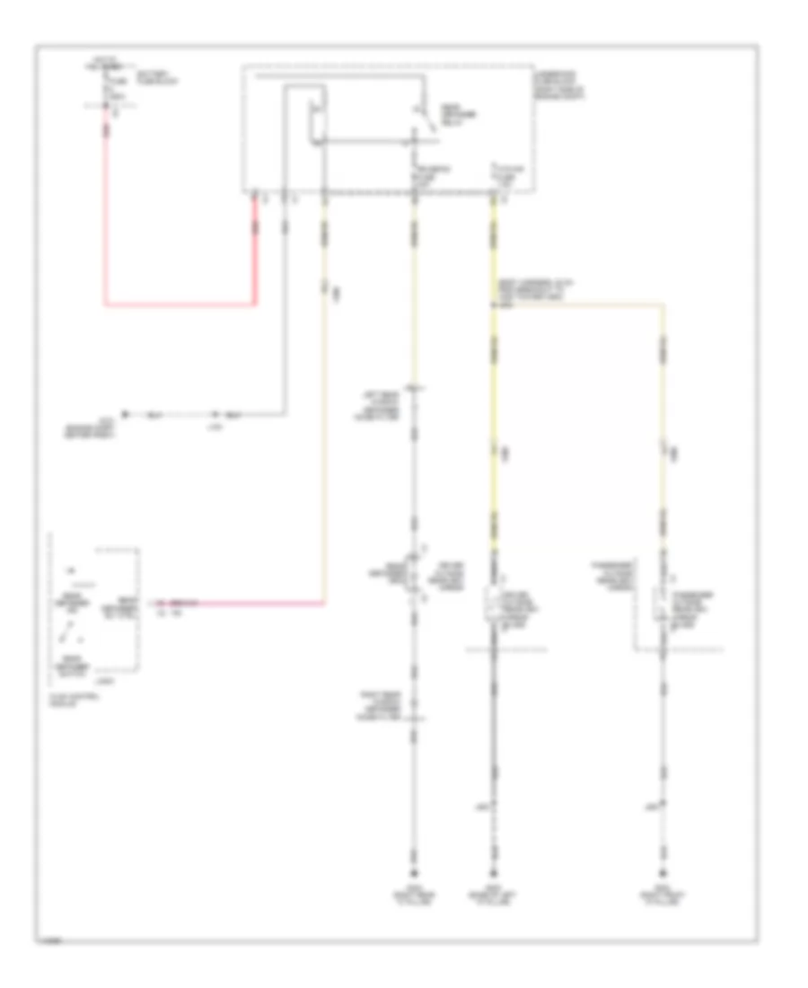 Defoggers Wiring Diagram for Chevrolet Impala LS 2014