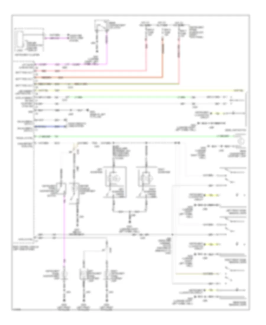 Courtesy Lamps Wiring Diagram 1 of 2 for Chevrolet Impala LS 2014
