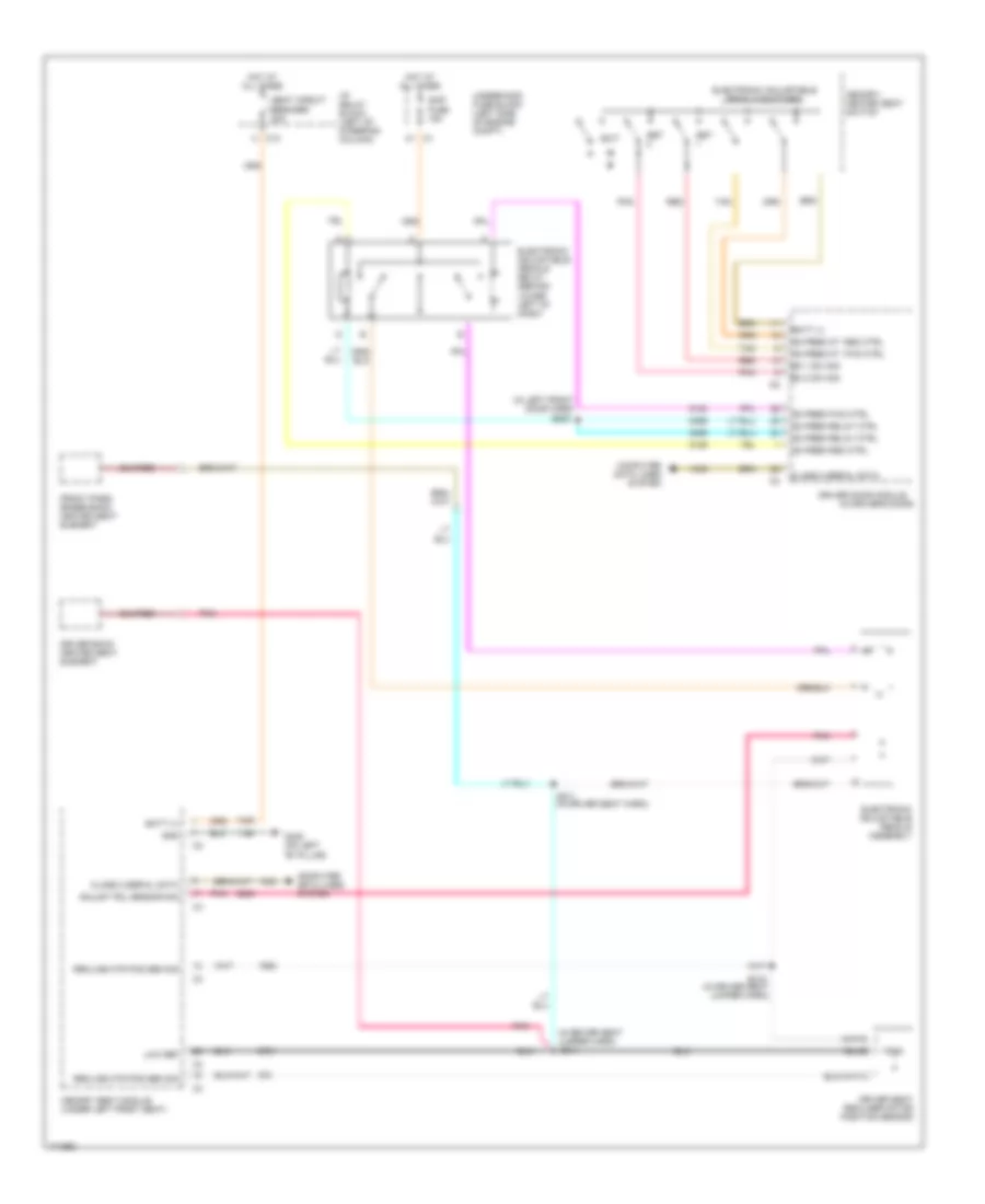 Adjustable Pedal Wiring Diagram for Chevrolet Suburban C2004 1500