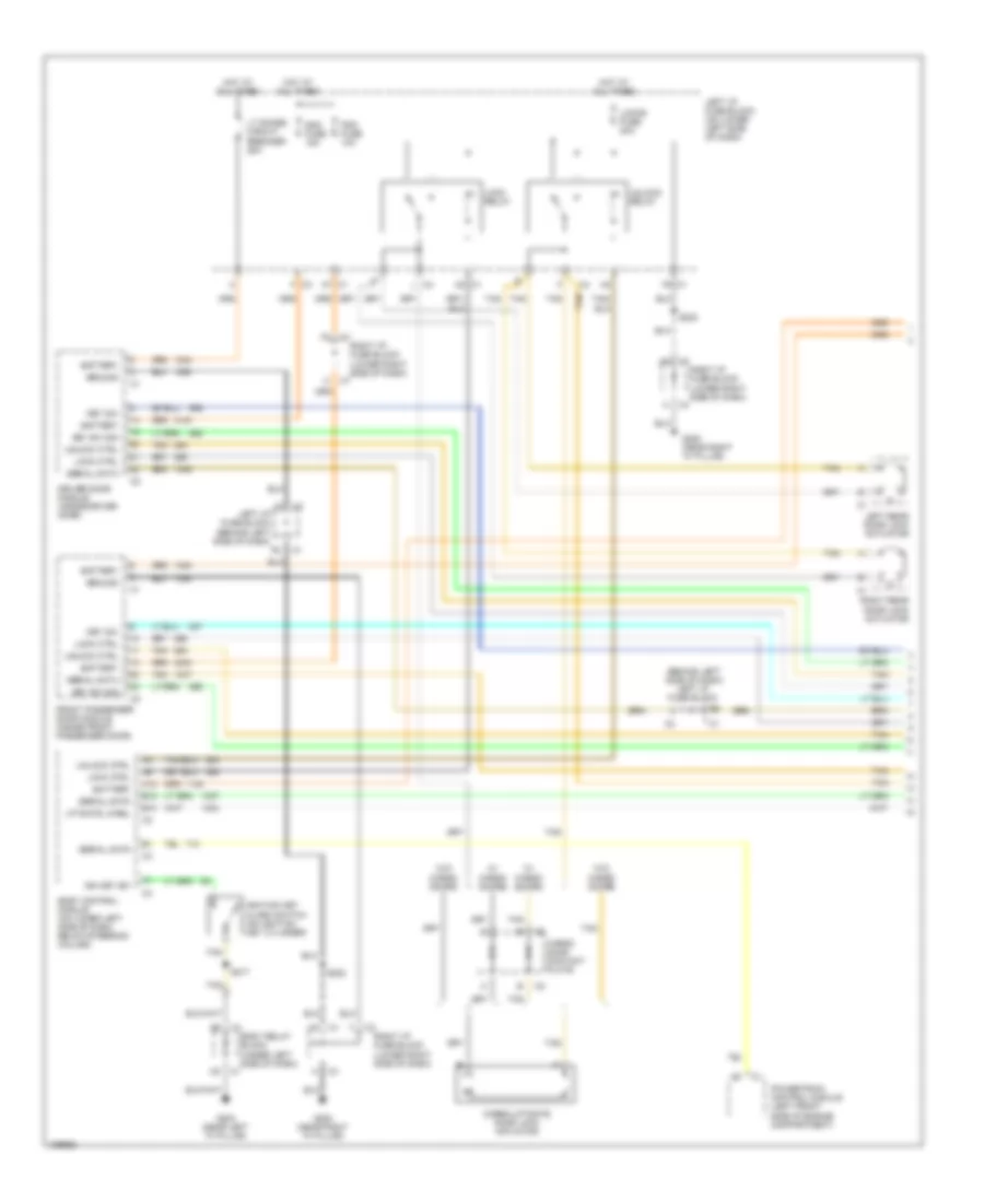 Power Door Locks Wiring Diagram 1 of 2 for Chevrolet Suburban C2004 1500