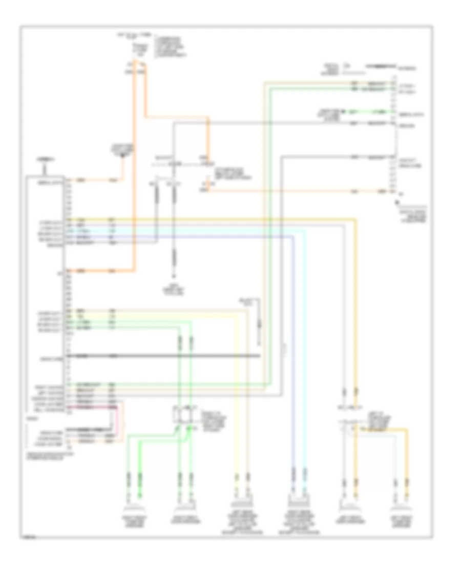 Base Radio Wiring Diagram for Chevrolet Suburban C2004 1500