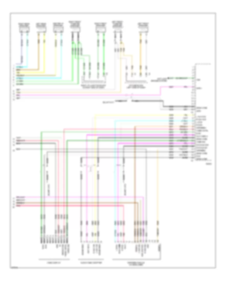 Navigation Wiring Diagram, with Y91  with UQA (3 of 3) for Chevrolet Silverado 2500 HD 2008