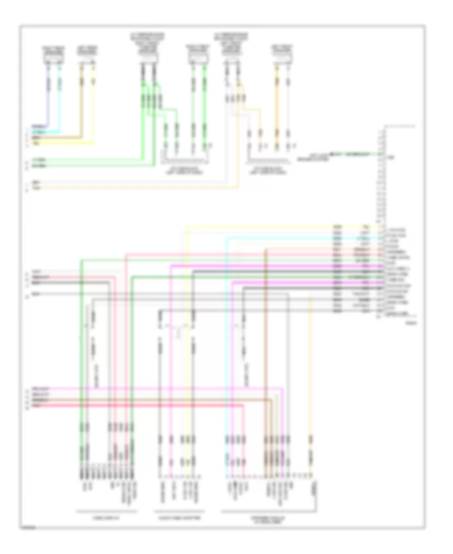 Navigation Wiring Diagram, with Y91  without UQA (3 of 3) for Chevrolet Silverado 2500 HD 2008
