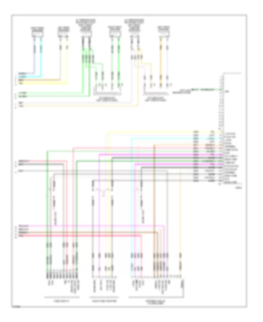 Navigation Wiring Diagram, without Y91  without UQA (3 of 3) for Chevrolet Silverado 2500 HD 2008