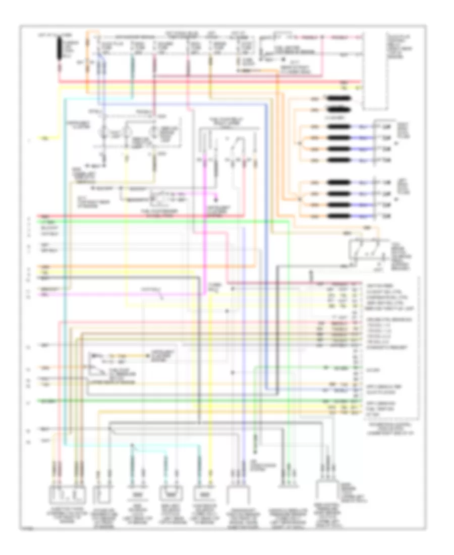 6 5L VIN P Engine Performance Wiring Diagrams 4L60 E A T 2 of 2 for Chevrolet Cab  Chassis C1995 3500