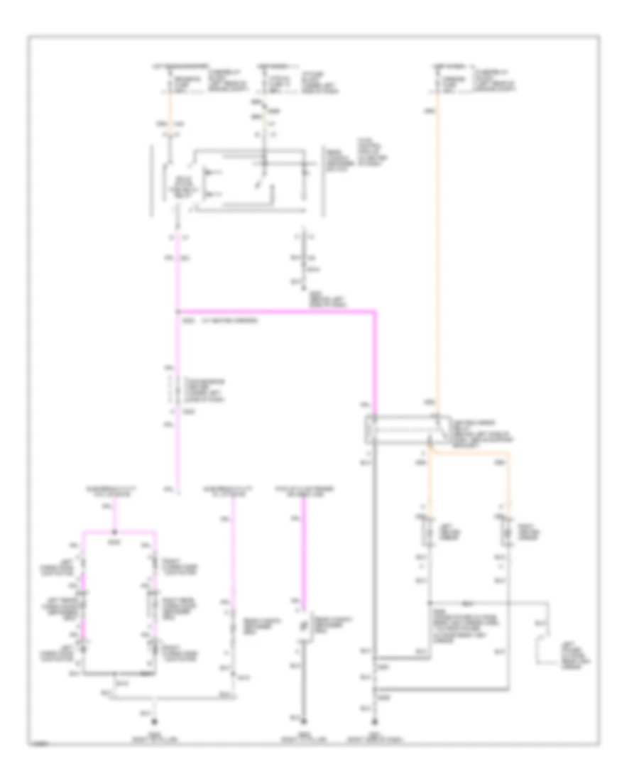 Defogger Wiring Diagram, Old Style for Chevrolet Tahoe 2000