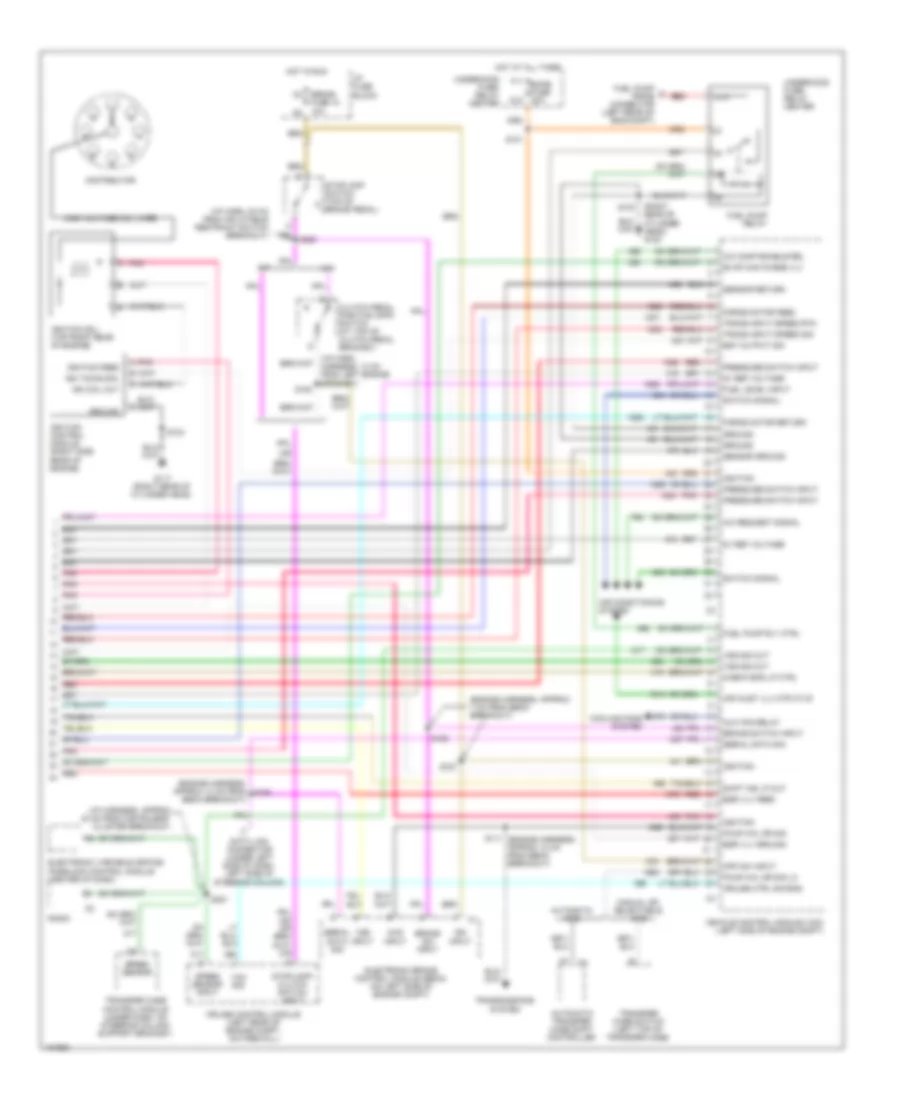 5 7L VIN R Engine Performance Wiring Diagrams Old Style 4 of 4 for Chevrolet Tahoe 2000