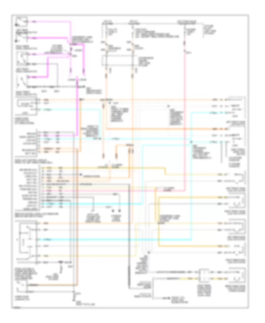 Keyless Entry Wiring Diagram, Old Style for Chevrolet Tahoe 2000