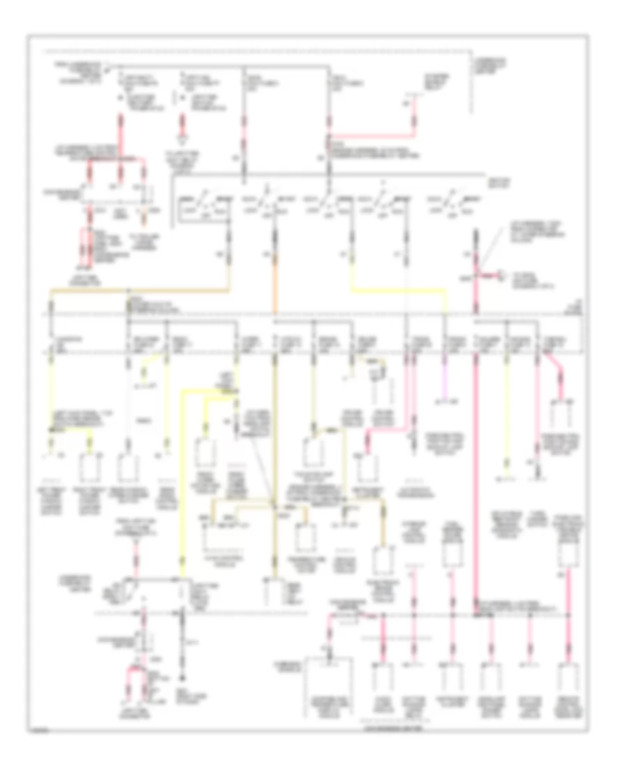Power Distribution Wiring Diagram 2 of 3 for Chevrolet Astro 1998
