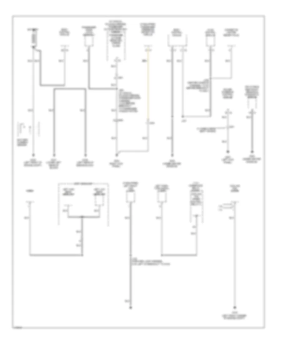 Ground Distribution Wiring Diagram 1 of 5 for Chevrolet Sonic LTZ 2013