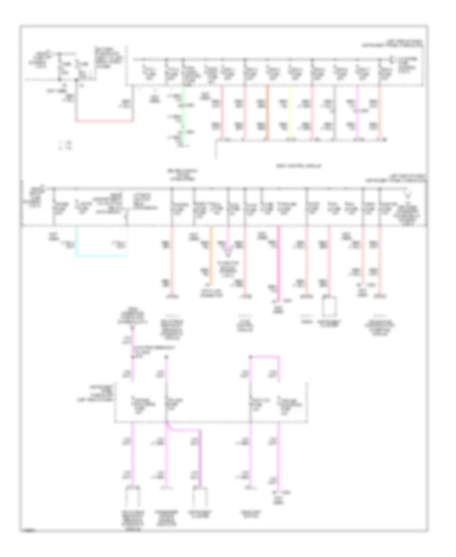 Power Distribution Wiring Diagram (3 of 4) for Chevrolet Sonic LTZ 2013