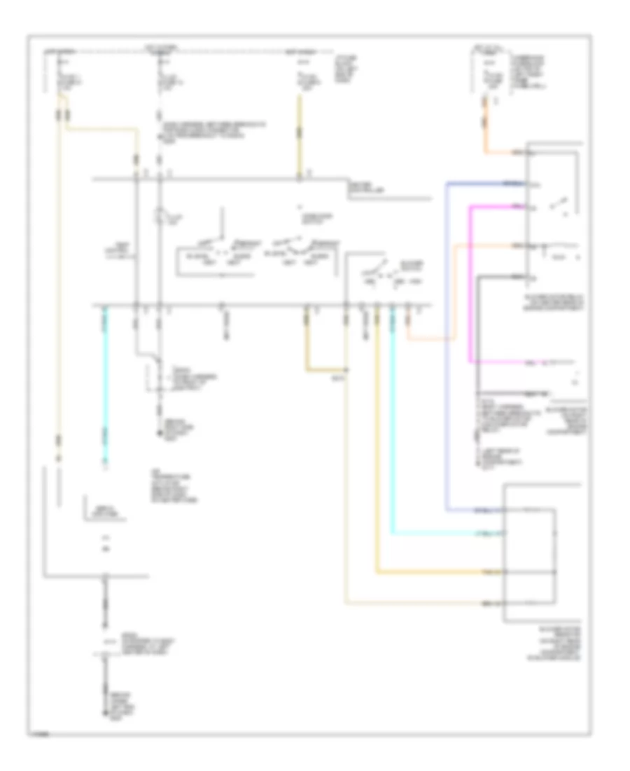Heater Wiring Diagram for Chevrolet S10 Pickup 2003