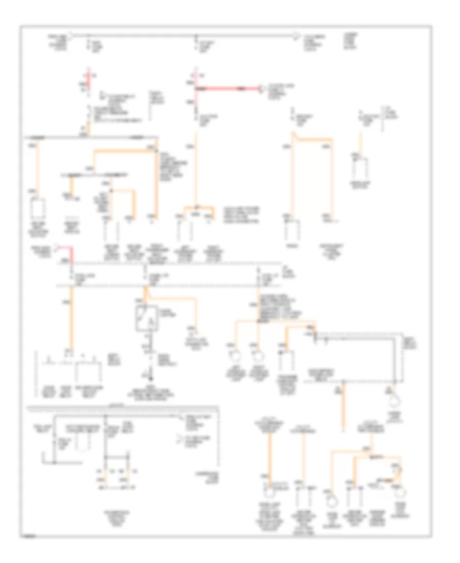 Power Distribution Wiring Diagram 3 of 5 for Chevrolet S10 Pickup 2003