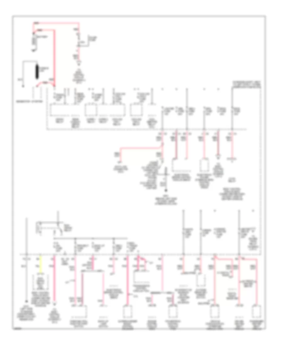 Power Distribution Wiring Diagram 1 of 3 for Chevrolet Cobalt SS 2007