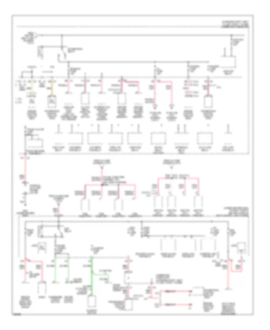 Power Distribution Wiring Diagram 2 of 3 for Chevrolet Cobalt SS 2007