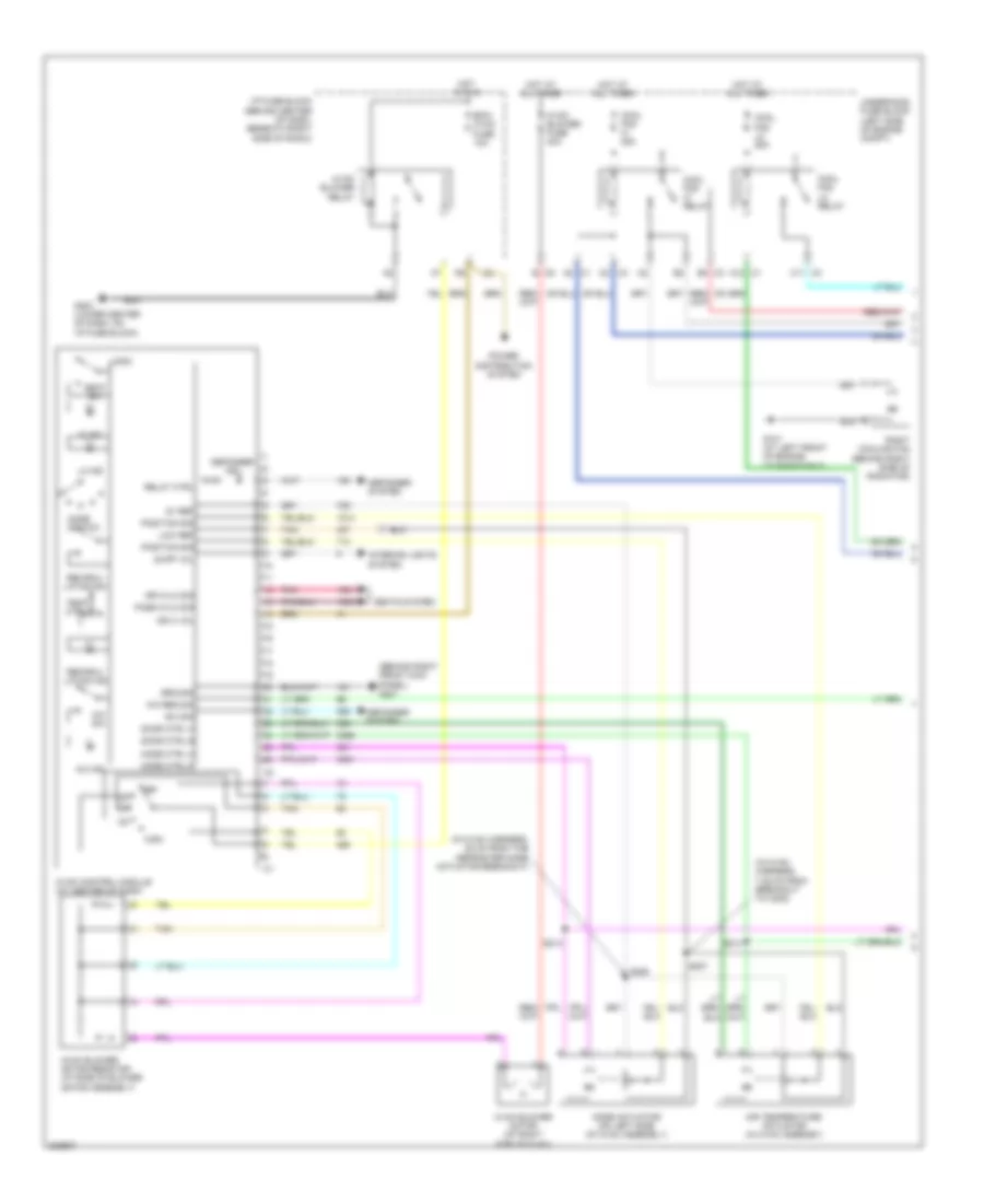 Manual A C Wiring Diagram 1 of 2 for Chevrolet Equinox LS 2006
