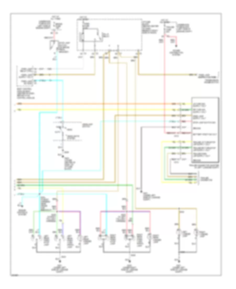 Exterior Lamps Wiring Diagram (2 of 2) for Chevrolet Equinox LS 2006