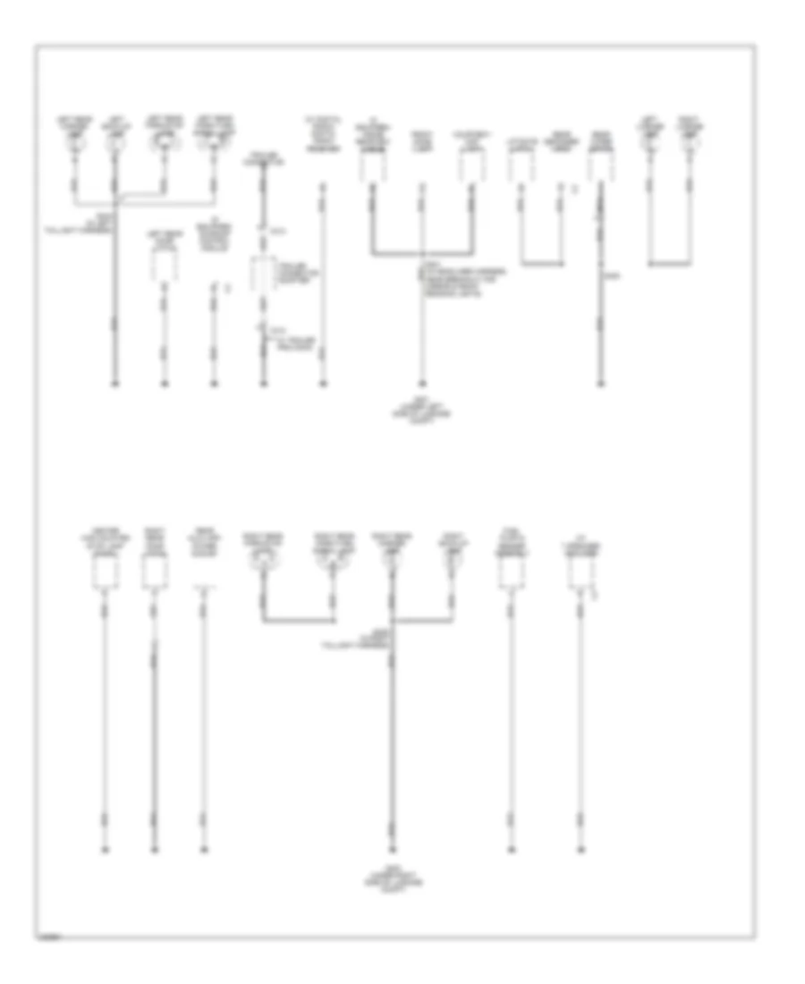 Ground Distribution Wiring Diagram (3 of 3) for Chevrolet Equinox LS 2006