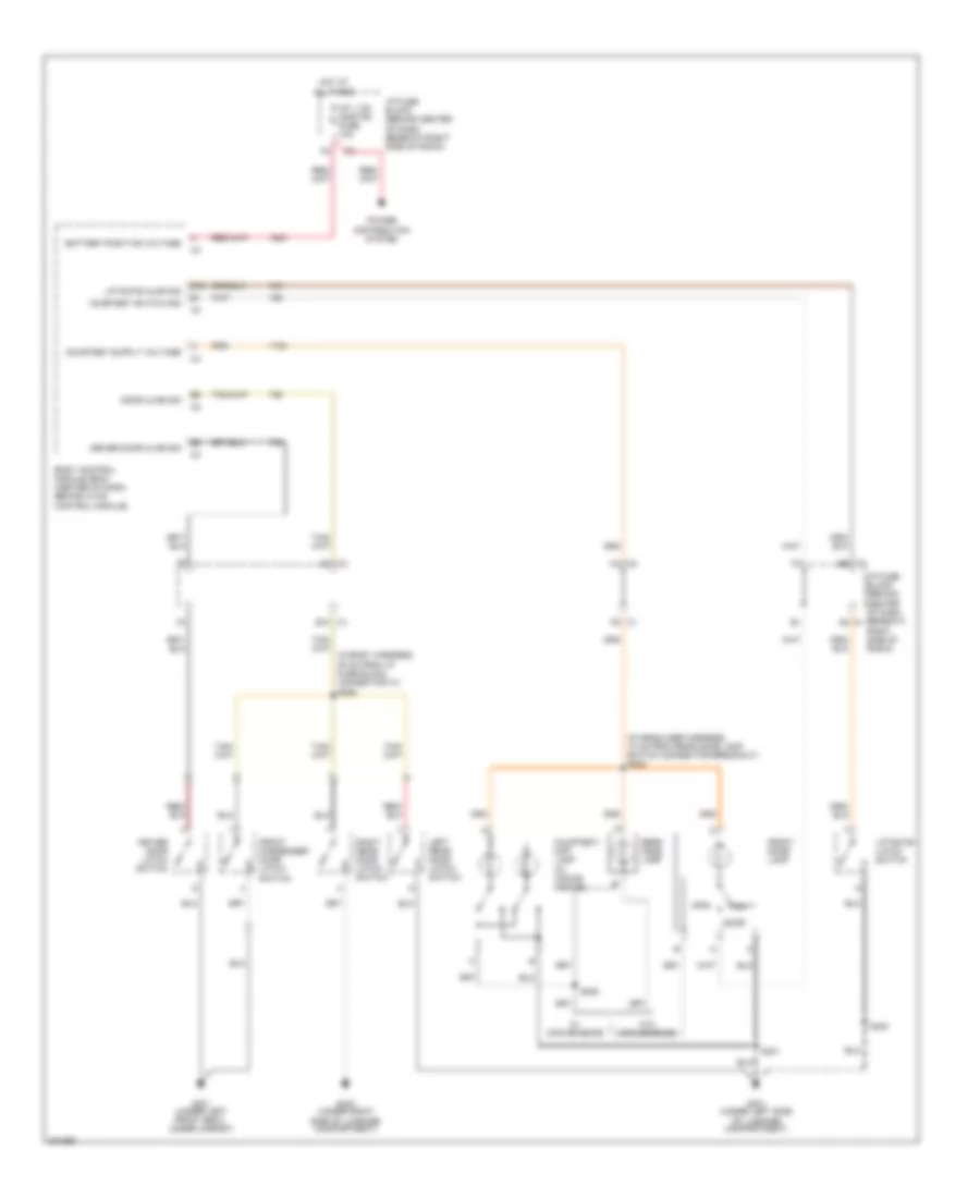 Courtesy Lamps Wiring Diagram for Chevrolet Equinox LS 2006