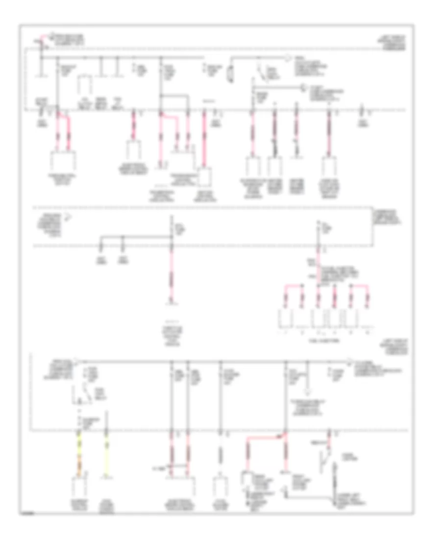 Power Distribution Wiring Diagram 2 of 4 for Chevrolet Equinox LS 2006