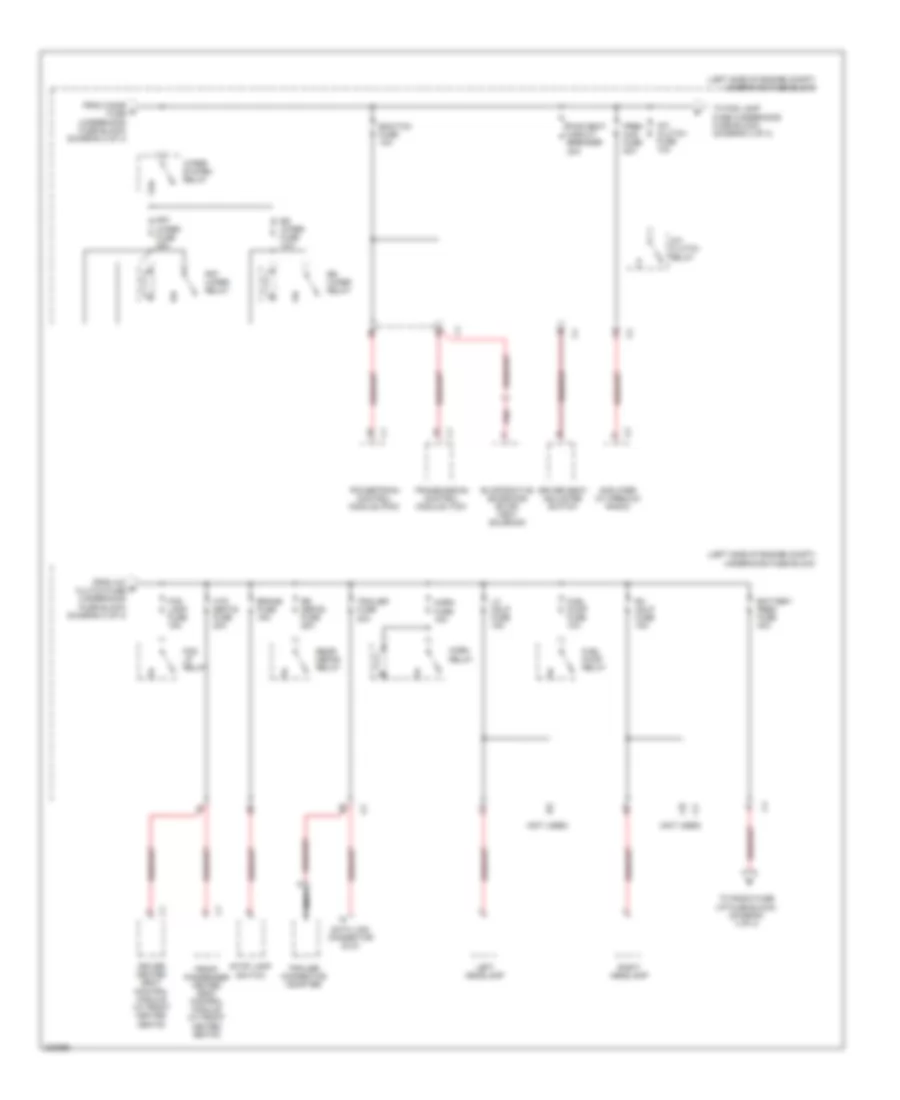 Power Distribution Wiring Diagram 3 of 4 for Chevrolet Equinox LS 2006