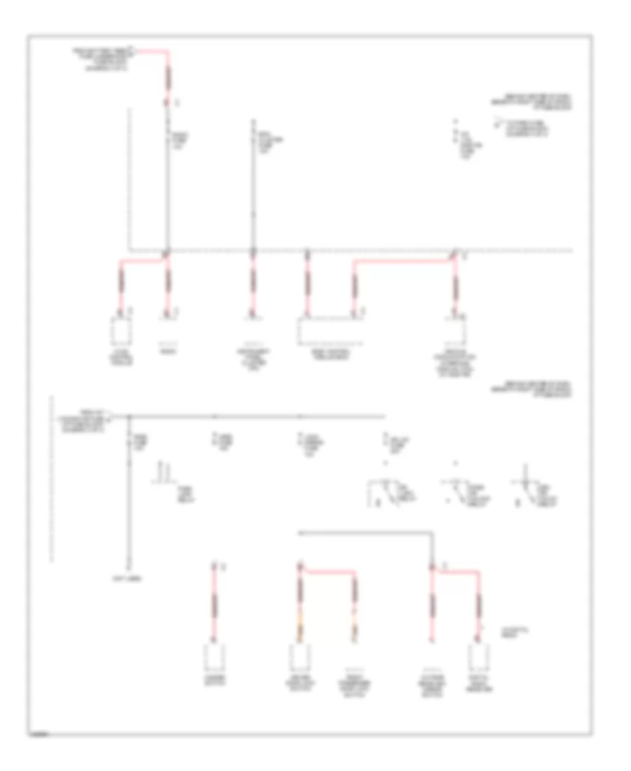 Power Distribution Wiring Diagram 4 of 4 for Chevrolet Equinox LS 2006