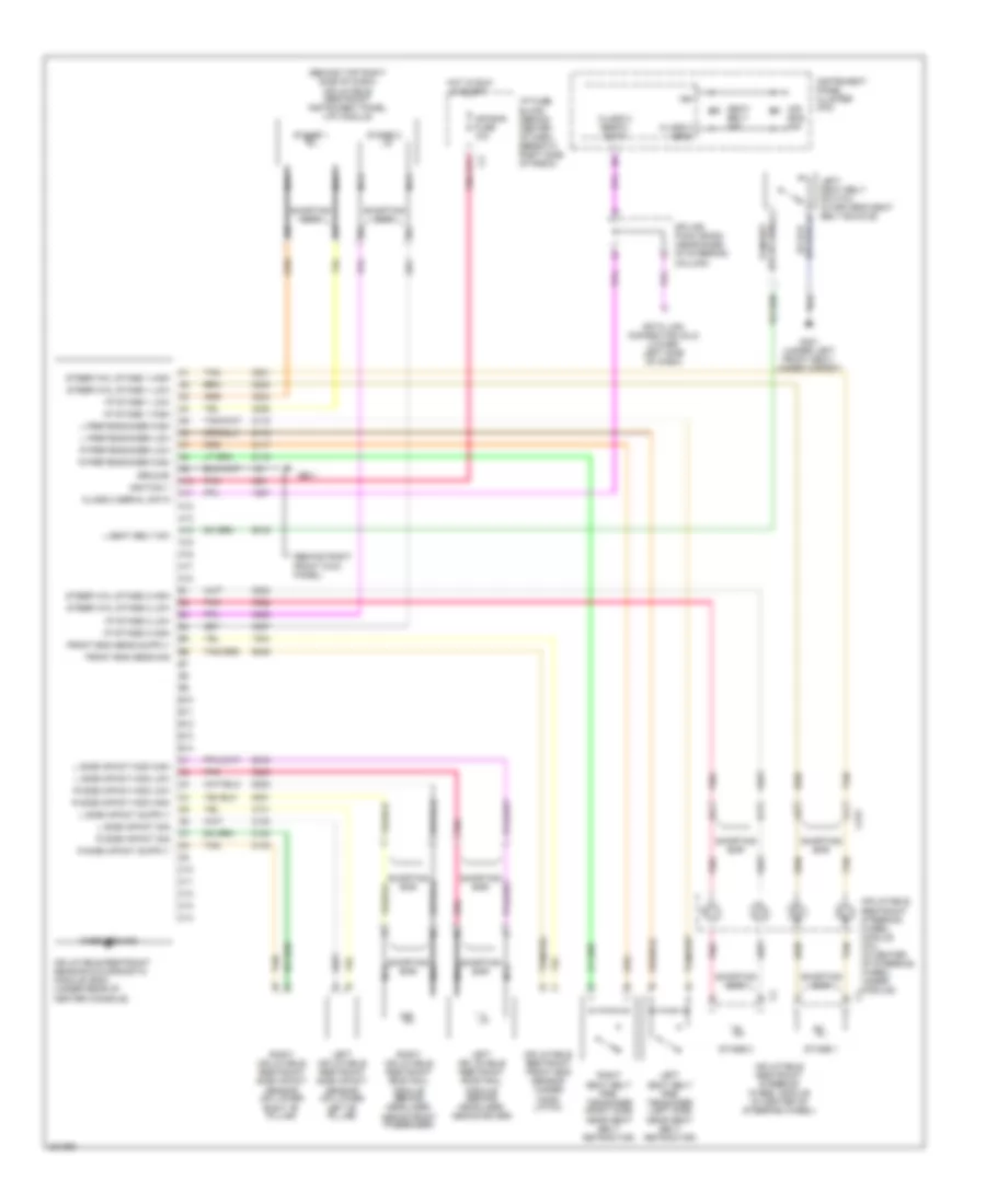 Supplemental Restraints Wiring Diagram for Chevrolet Equinox LS 2006