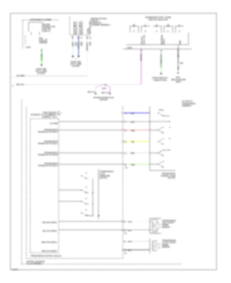 2 5L VIN L Transmission Wiring Diagram 2 of 2 for Chevrolet Impala LT 2014