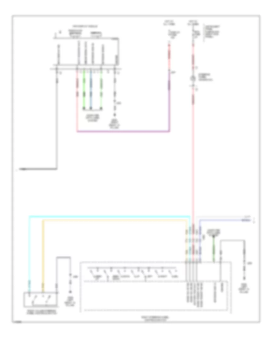Navigation Wiring Diagram 3 of 5 for Chevrolet Impala LT 2014