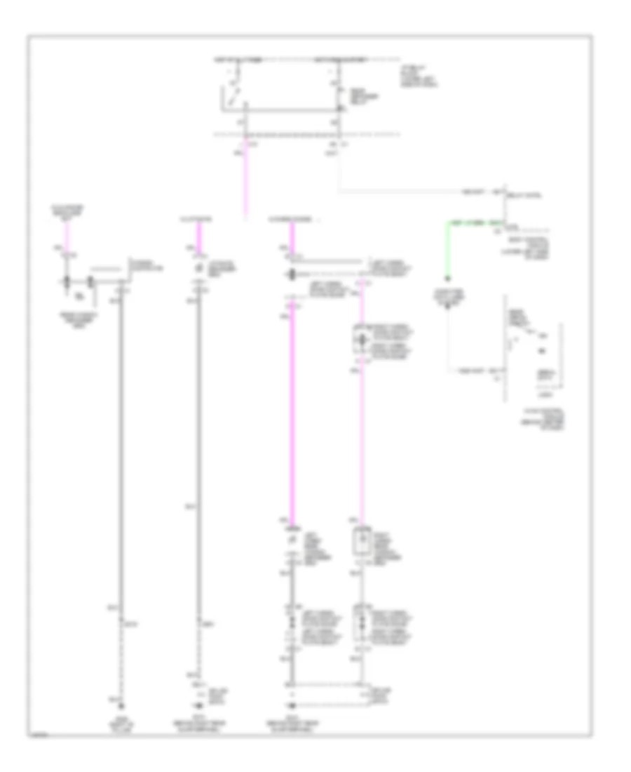 Rear Defogger Wiring Diagram for Chevrolet Suburban C2004 2500