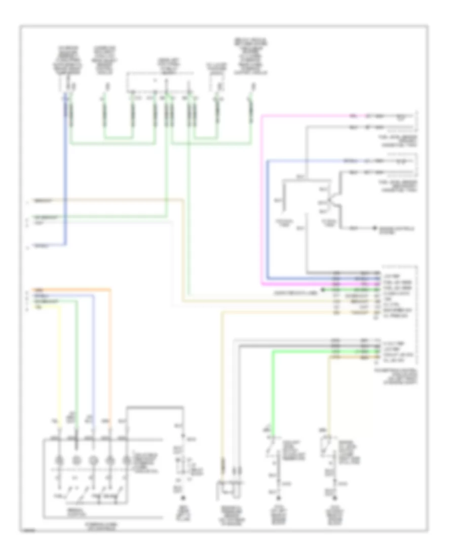 Instrument Cluster Wiring Diagram 2 of 2 for Chevrolet Suburban C2004 2500