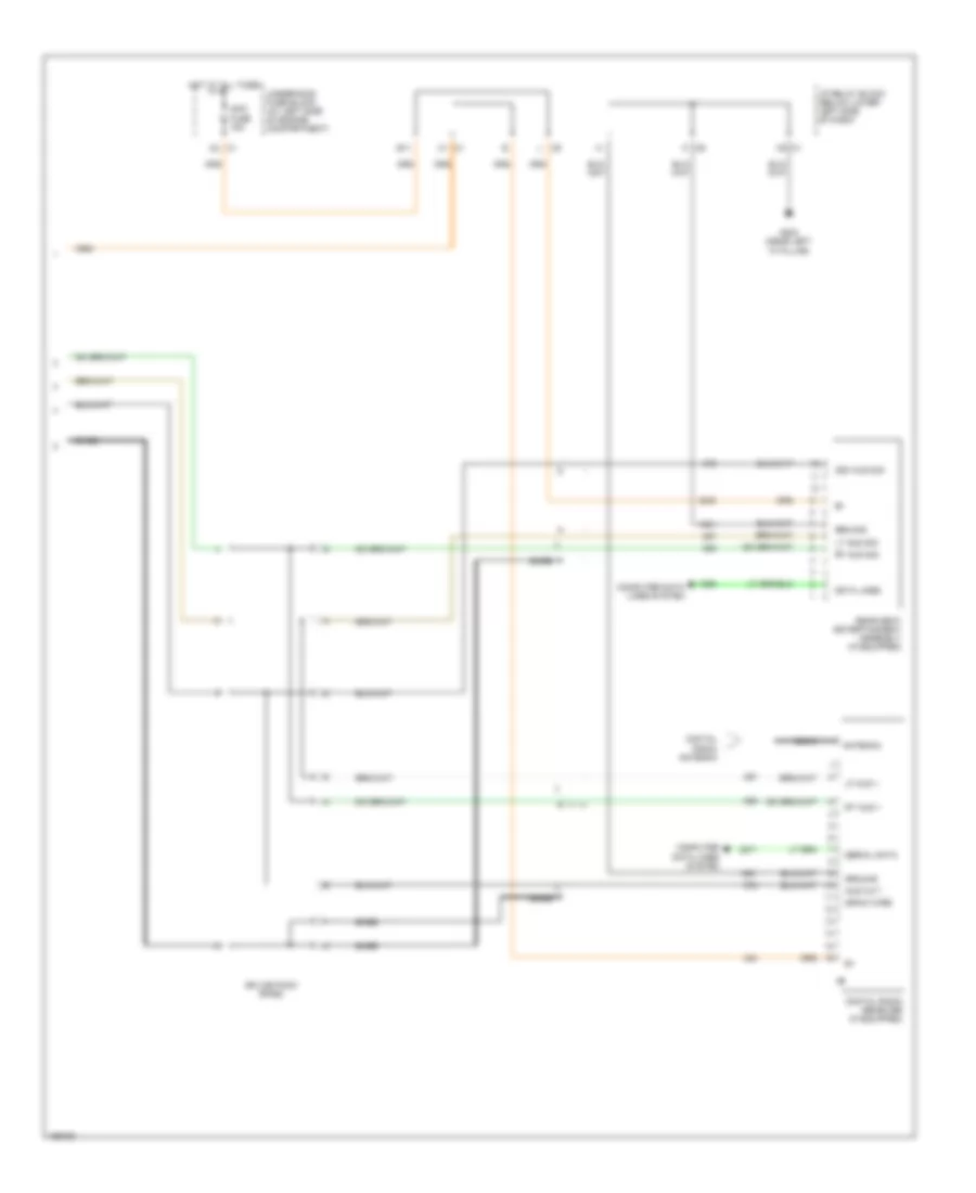 Mid Line Radio Wiring Diagram with Rear Seat Audio 3 of 3 for Chevrolet Suburban C2004 2500