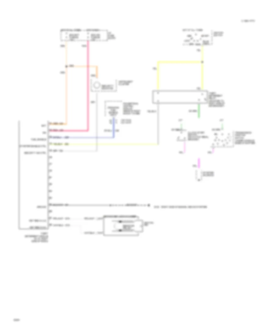 Pass Key Wiring Diagram for Chevrolet Camaro Z28 1993