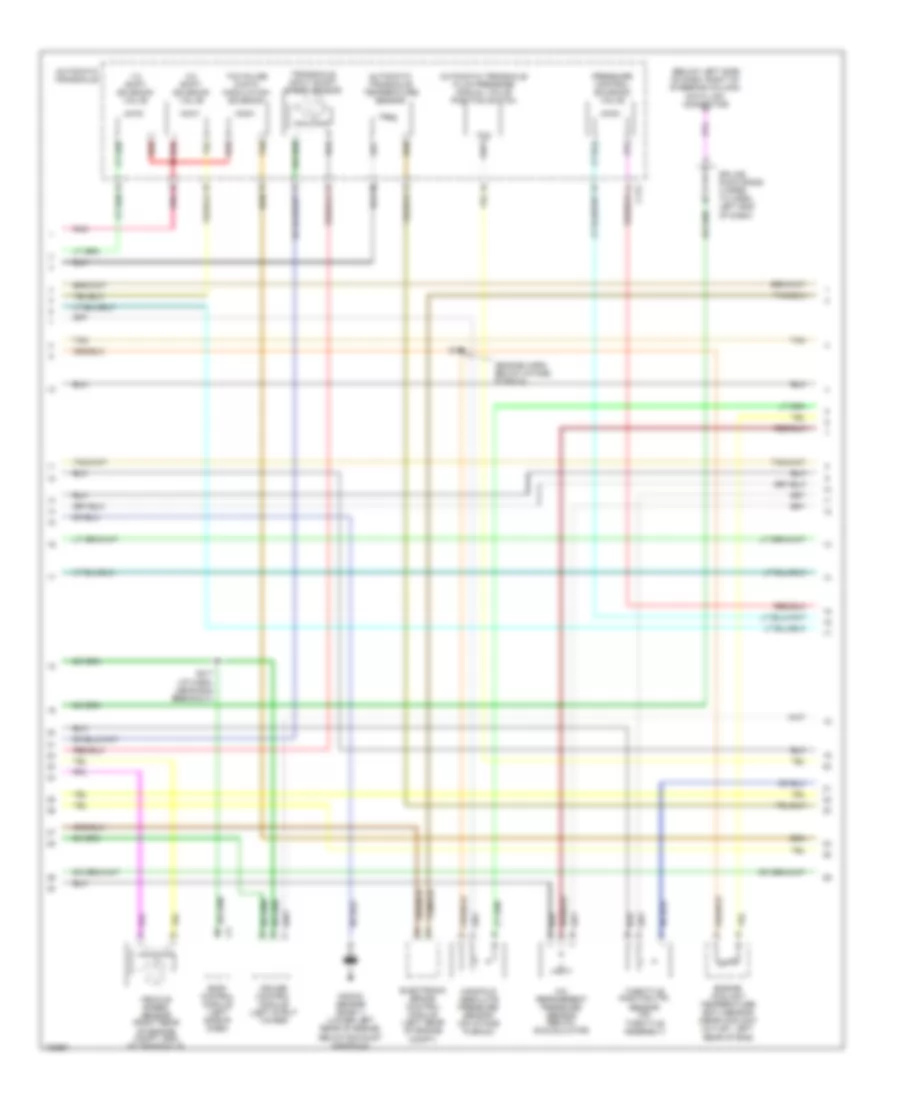 3.4L VIN E, Engine Performance Wiring Diagram (2 of 4) for Chevrolet Impala 2004
