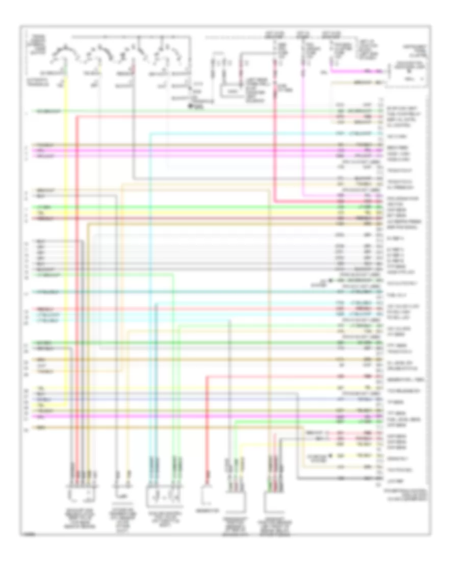 3.4L VIN E, Engine Performance Wiring Diagram (4 of 4) for Chevrolet Impala 2004