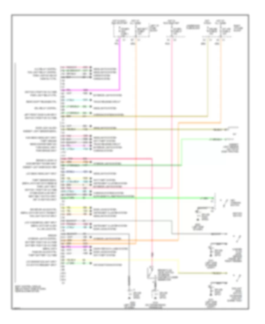 Body Computer Wiring Diagrams for Chevrolet Malibu LS 2002