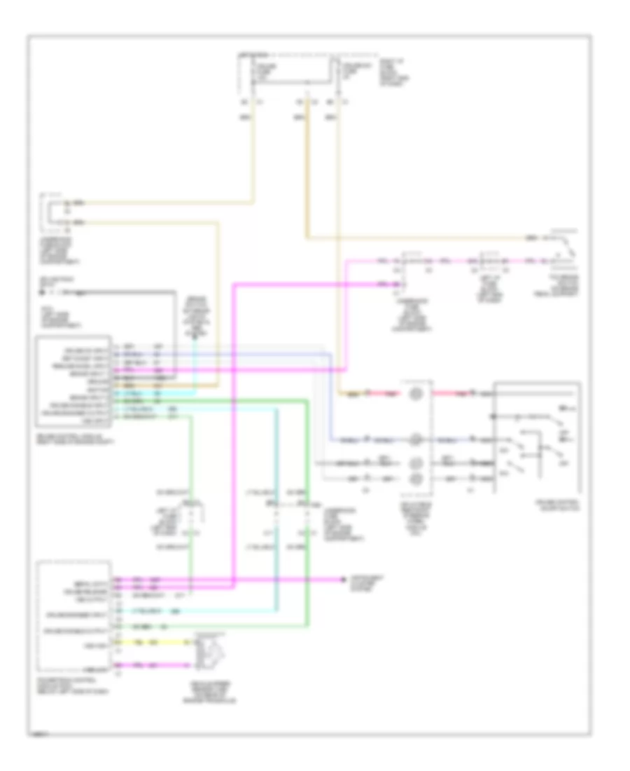 Cruise Control Wiring Diagram for Chevrolet Malibu LS 2002