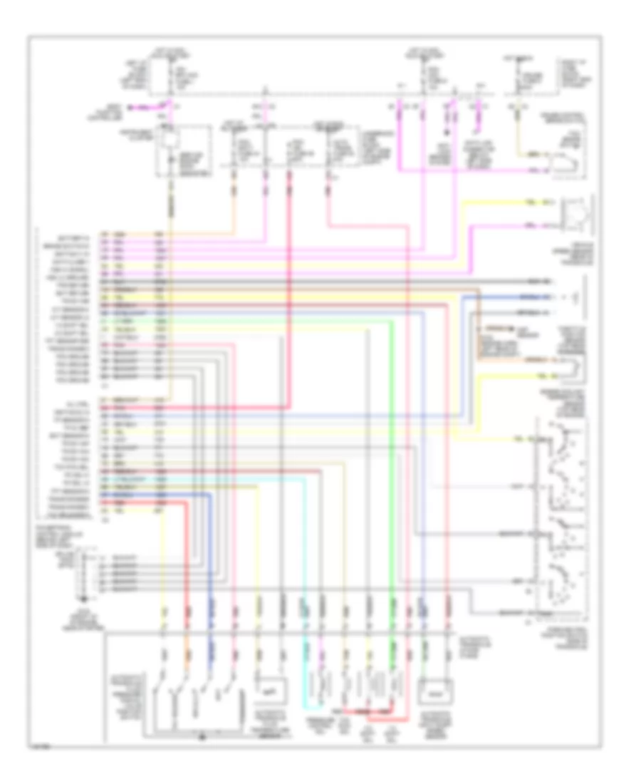 3 1L VIN J A T Wiring Diagram for Chevrolet Malibu LS 2002