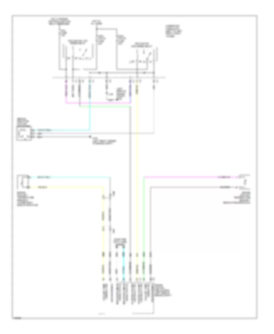 1.8L VIN G, Cooling Fan Wiring Diagram for Chevrolet Sonic RS 2013