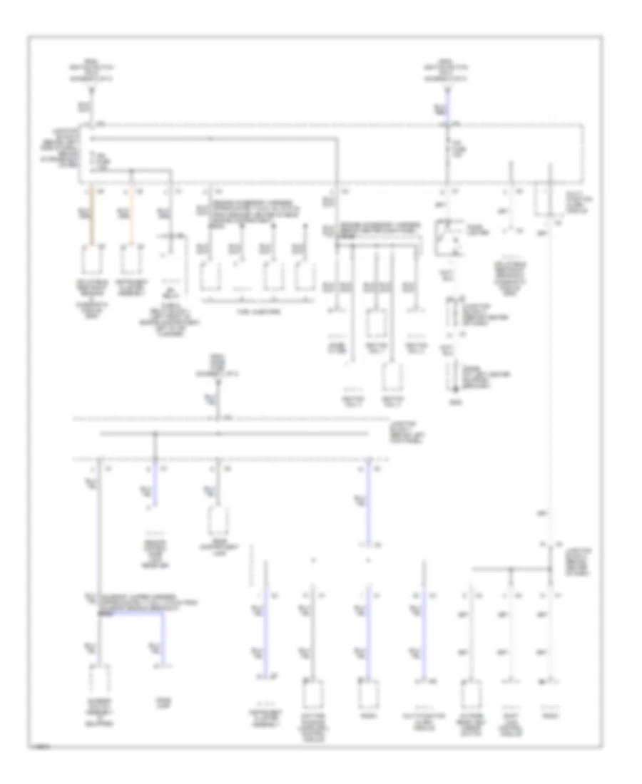 Power Distribution Wiring Diagram 3 of 3 for Chevrolet Prizm 2001