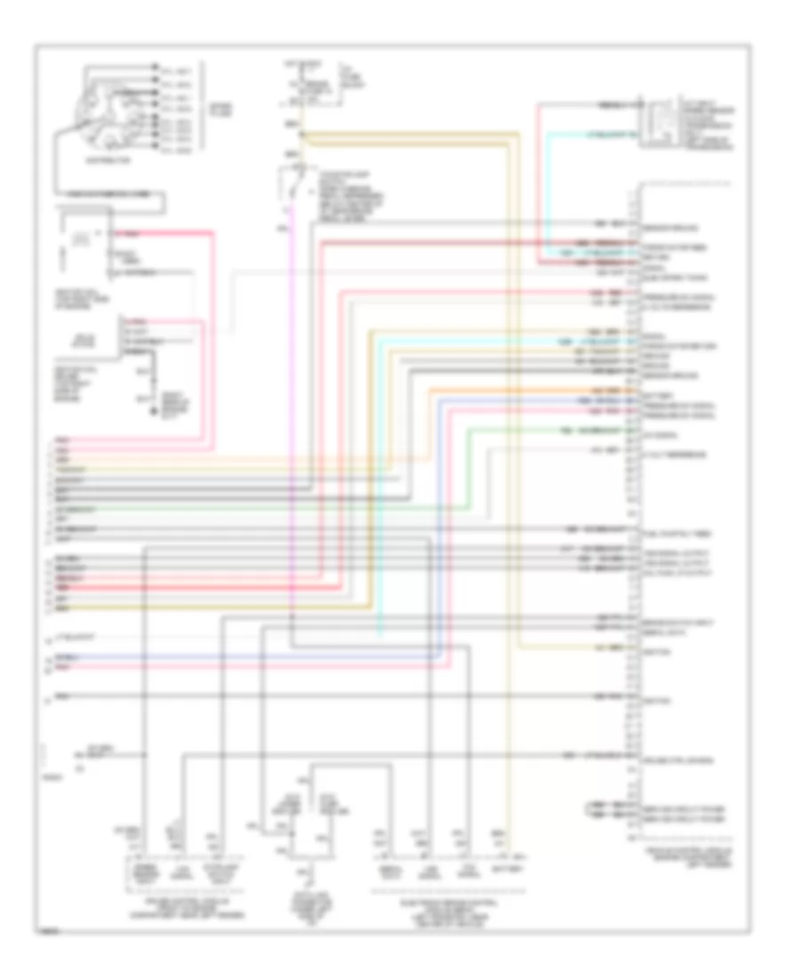 5.0L (VIN M), Engine Performance Wiring Diagrams (4 of 4) for Chevrolet Chevy Van G3500 1996