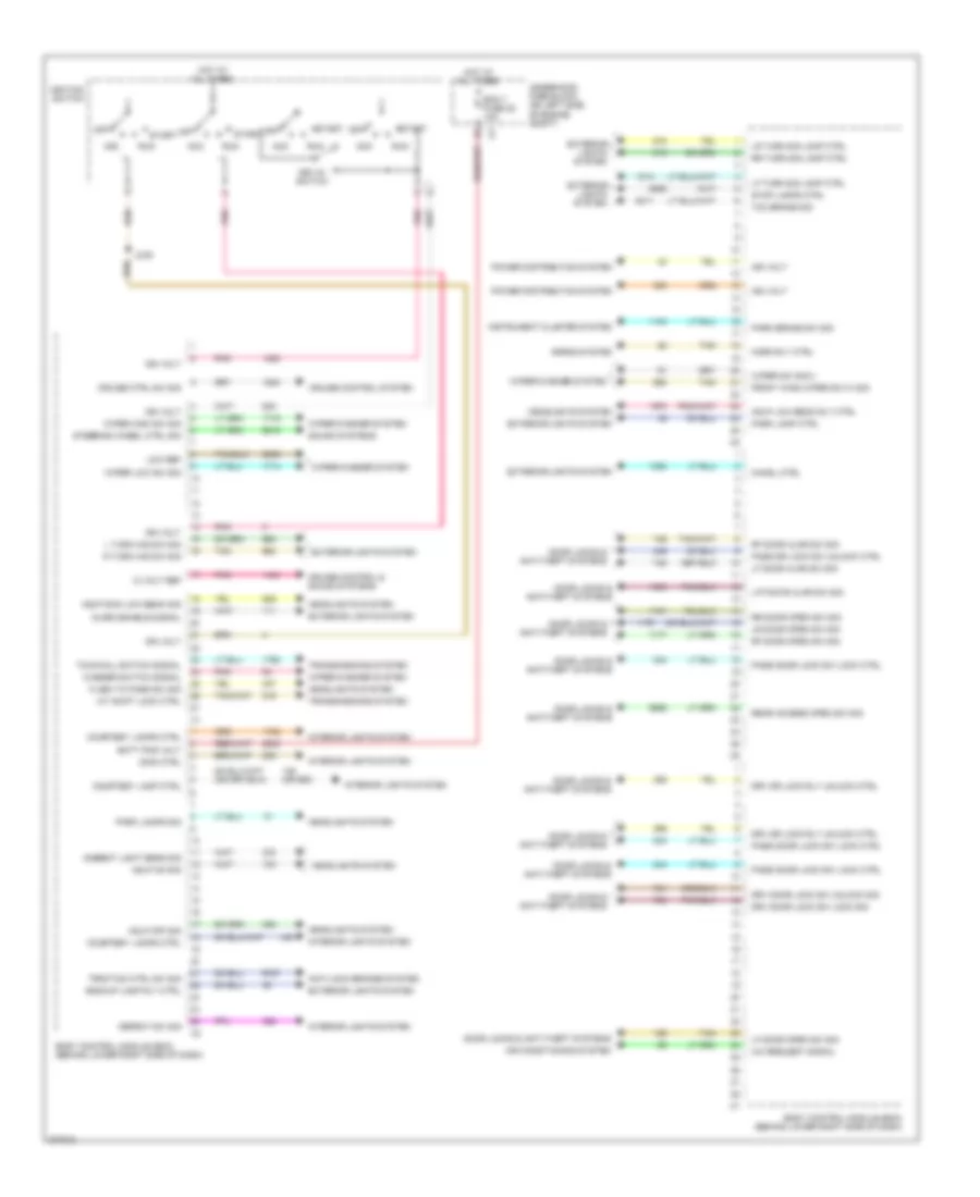 Body Control Modules Wiring Diagram 2 of 2 for Chevrolet Chevy Express H2008 1500