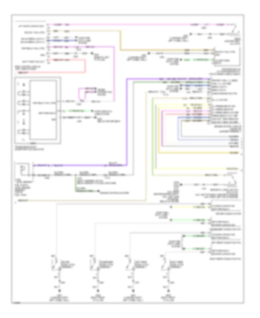 Instrument Cluster Wiring Diagram 2 of 3 for Chevrolet Impala LTZ 2014