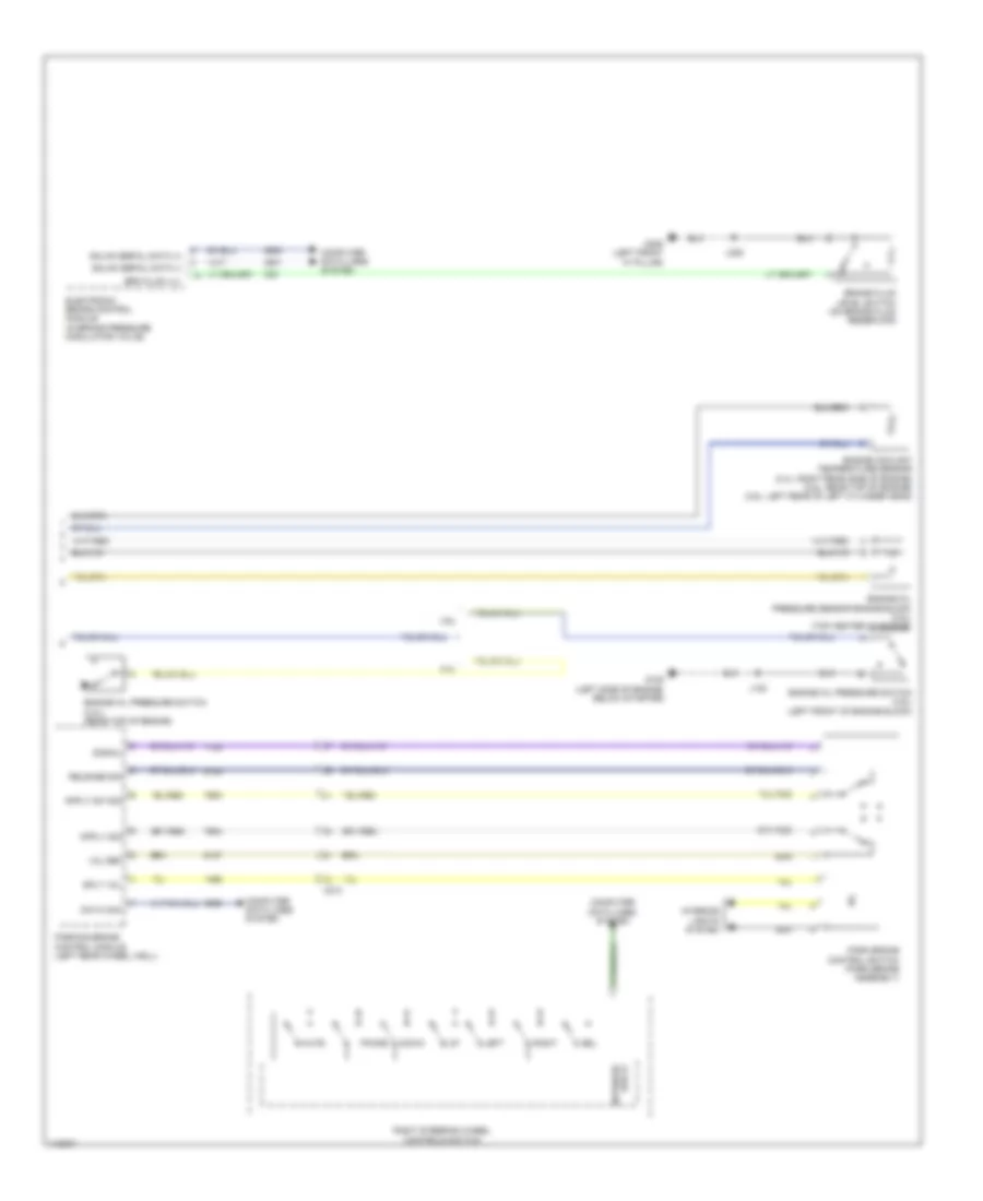 Instrument Cluster Wiring Diagram 3 of 3 for Chevrolet Impala LTZ 2014